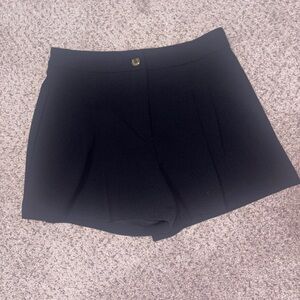 Michael Kors Black High Waist Women's Tailored Shorts